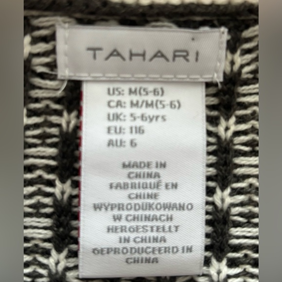 NEW Tahari Girls Sweater Coat with Matching Hat - Picture 5 of 7